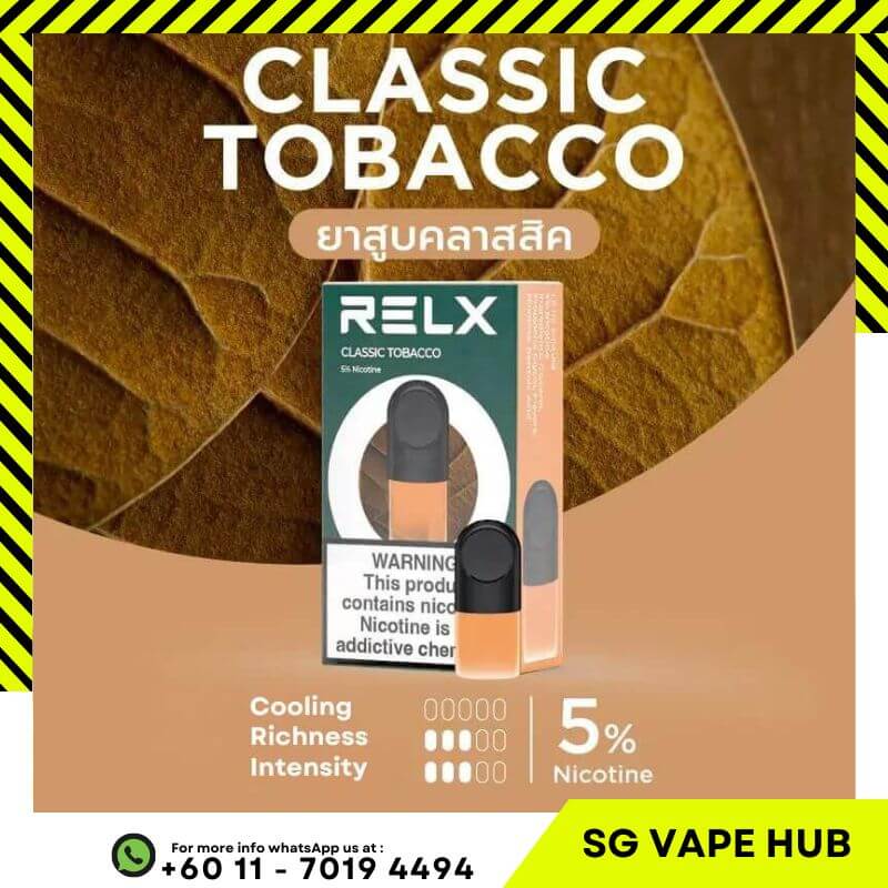 SGVape-RELX-INFINITY-CLASSICS-TOBACCO-SG-Vape-Hub